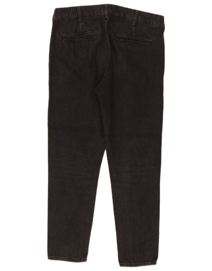 ZARA Jeans Slim Homme EU 42 Large W32 L27 Coton Noir