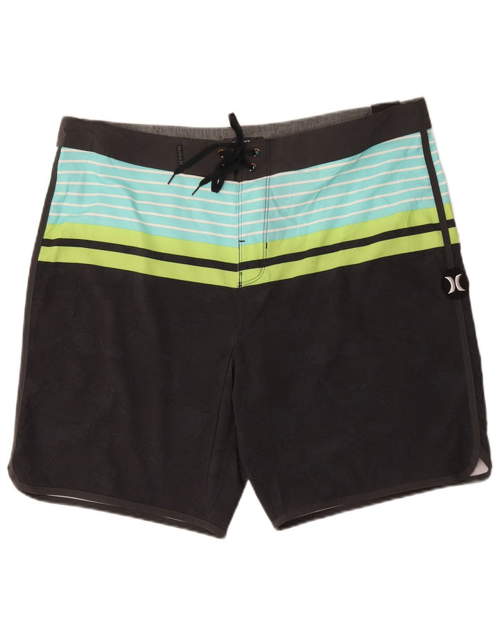 Hurley Short de Bain Phantom Homme Noir Large Colorblock