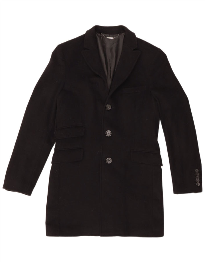 Guess By Marciano Manteau pour homme UK 36 Petite laine noire