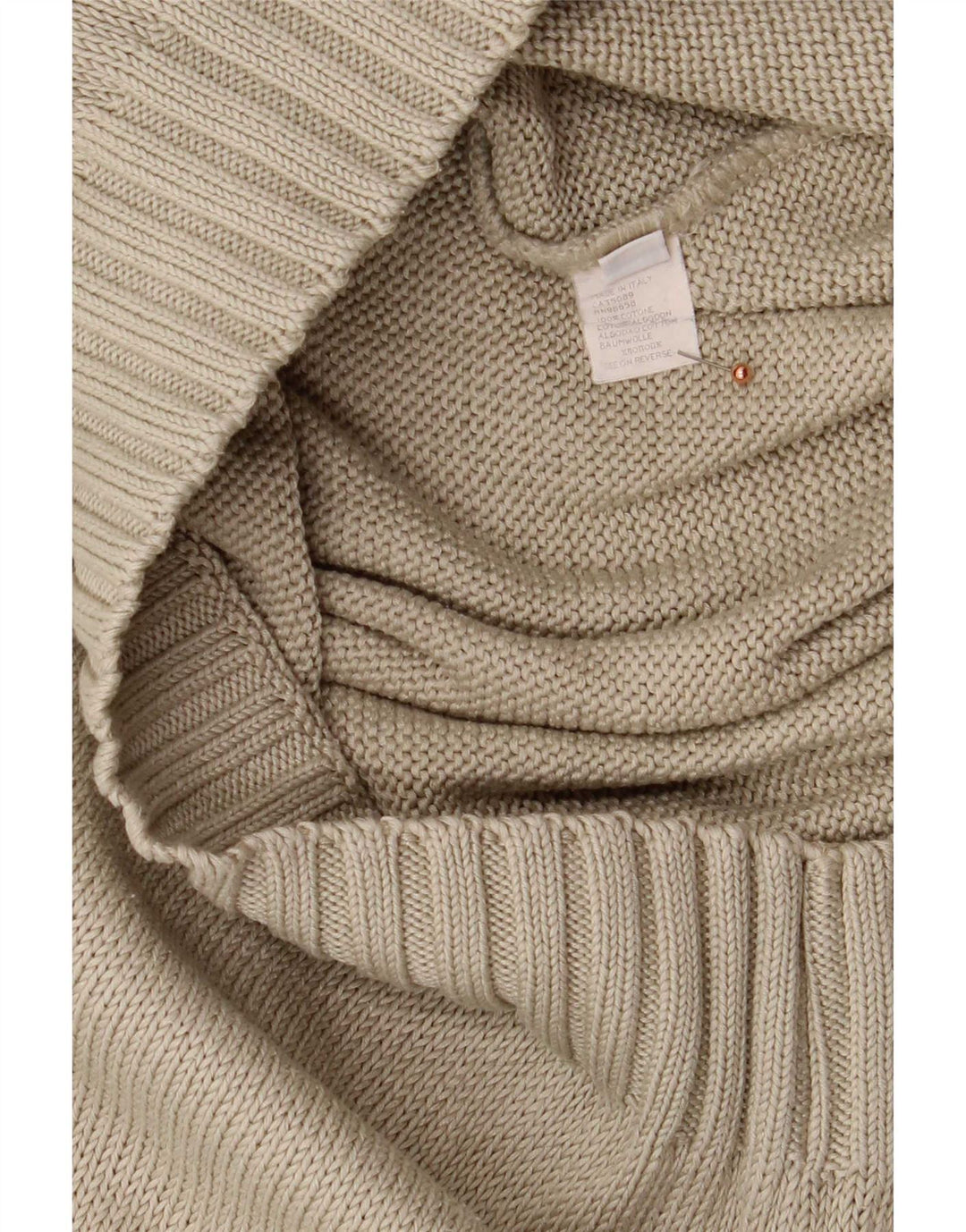 Paul & Shark Pull Col Ras du Cou Homme Beige Moyen Coton