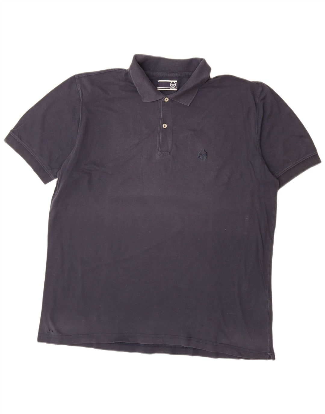 SERGIO TACCHINI Polo Homme IT 54 XL Bleu Marine Coton
