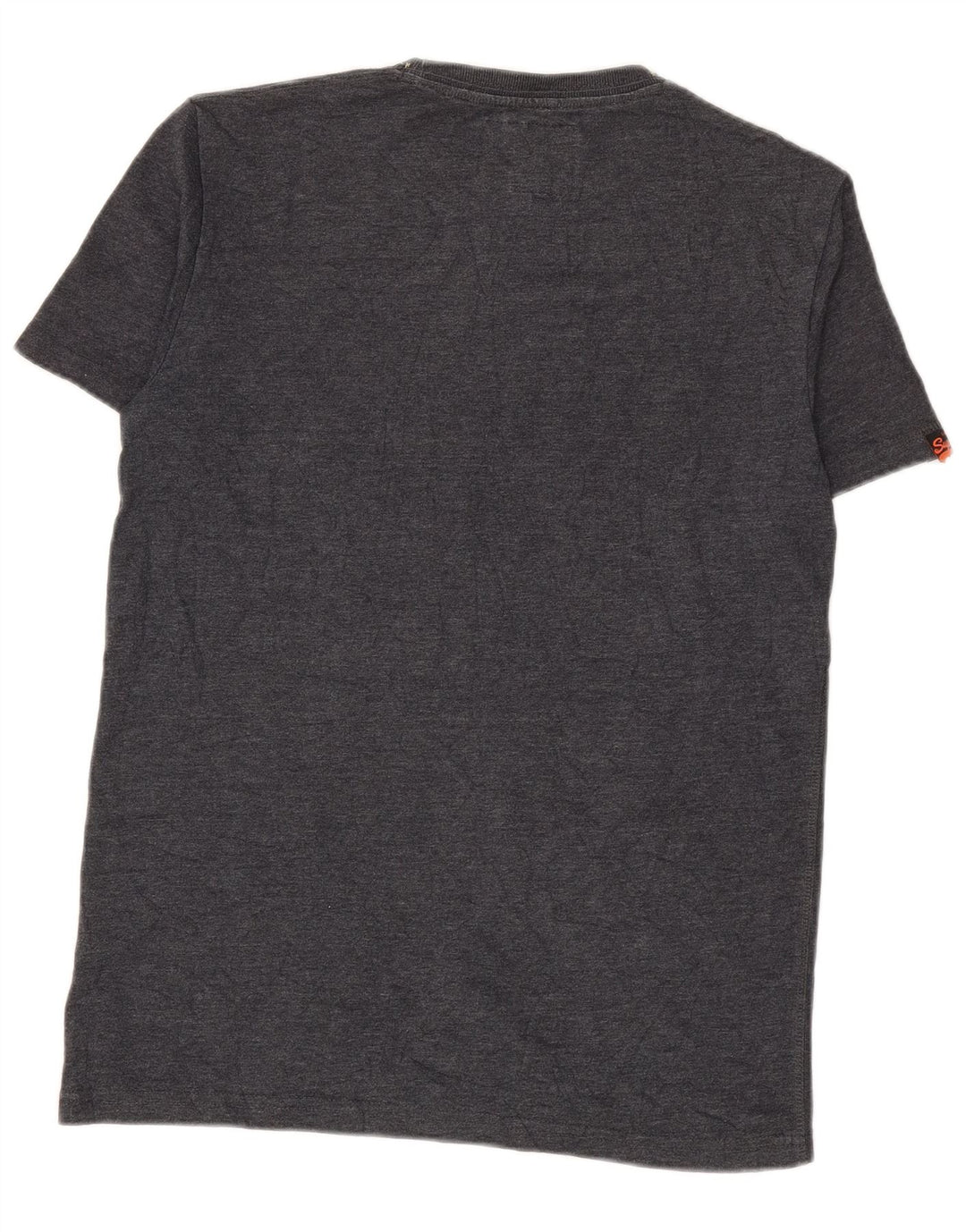 SUPERDRY T-Shirt Graphique Homme Gris Moyen Coton