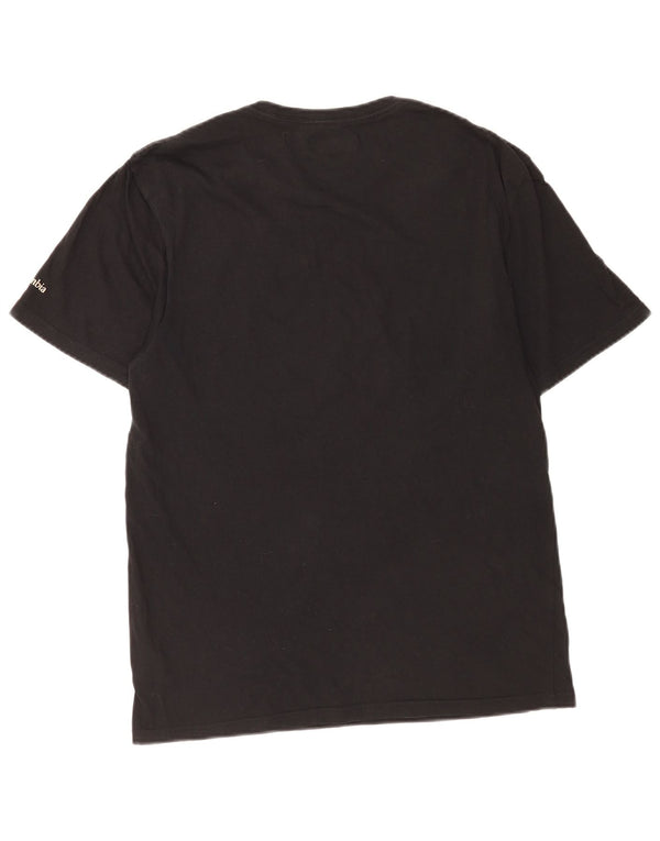 Columbia T-Shirt Homme Noir Moyen Coton