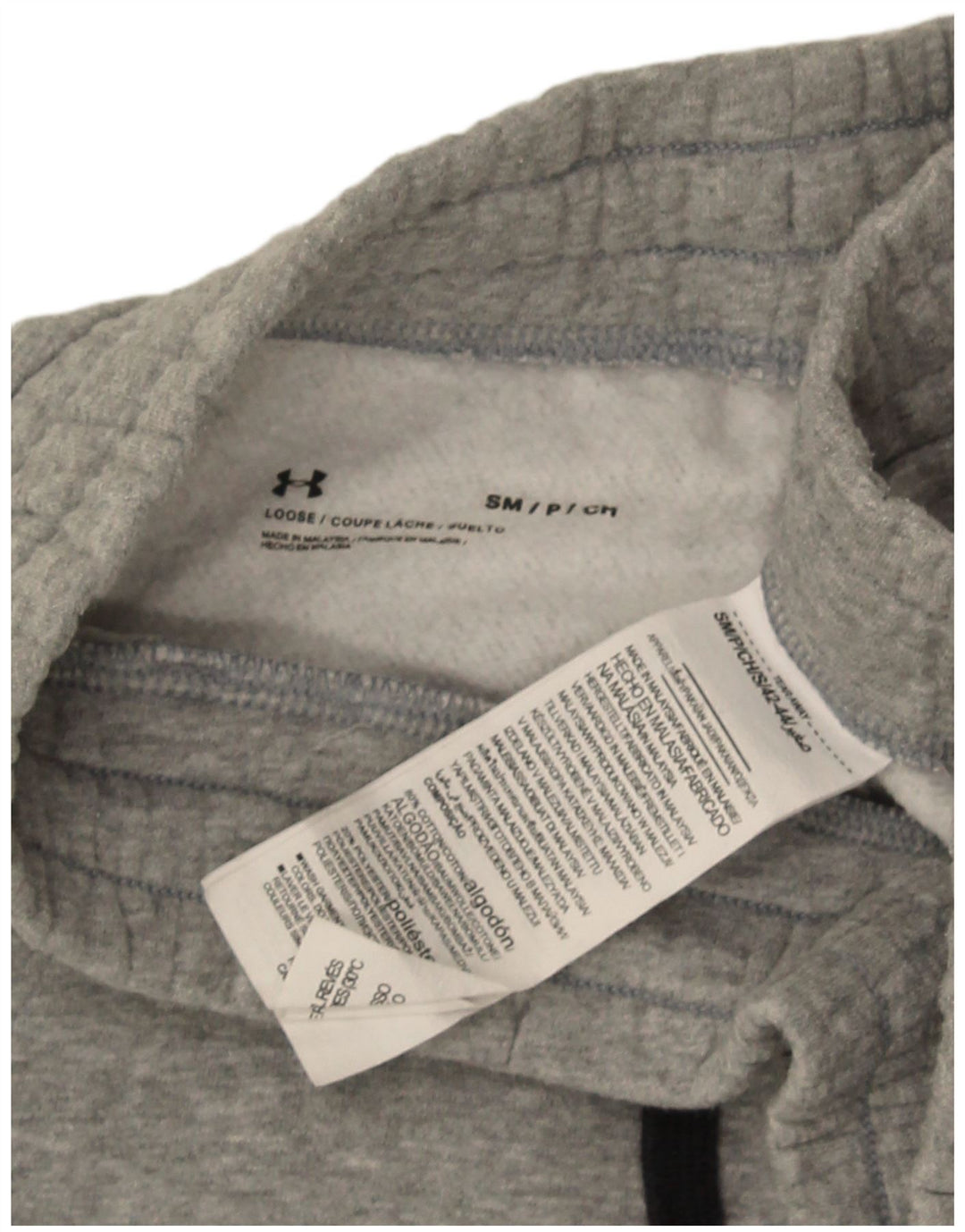 Under Armour Pantalon de Survêtement Joggers Small Gris Coton Homme