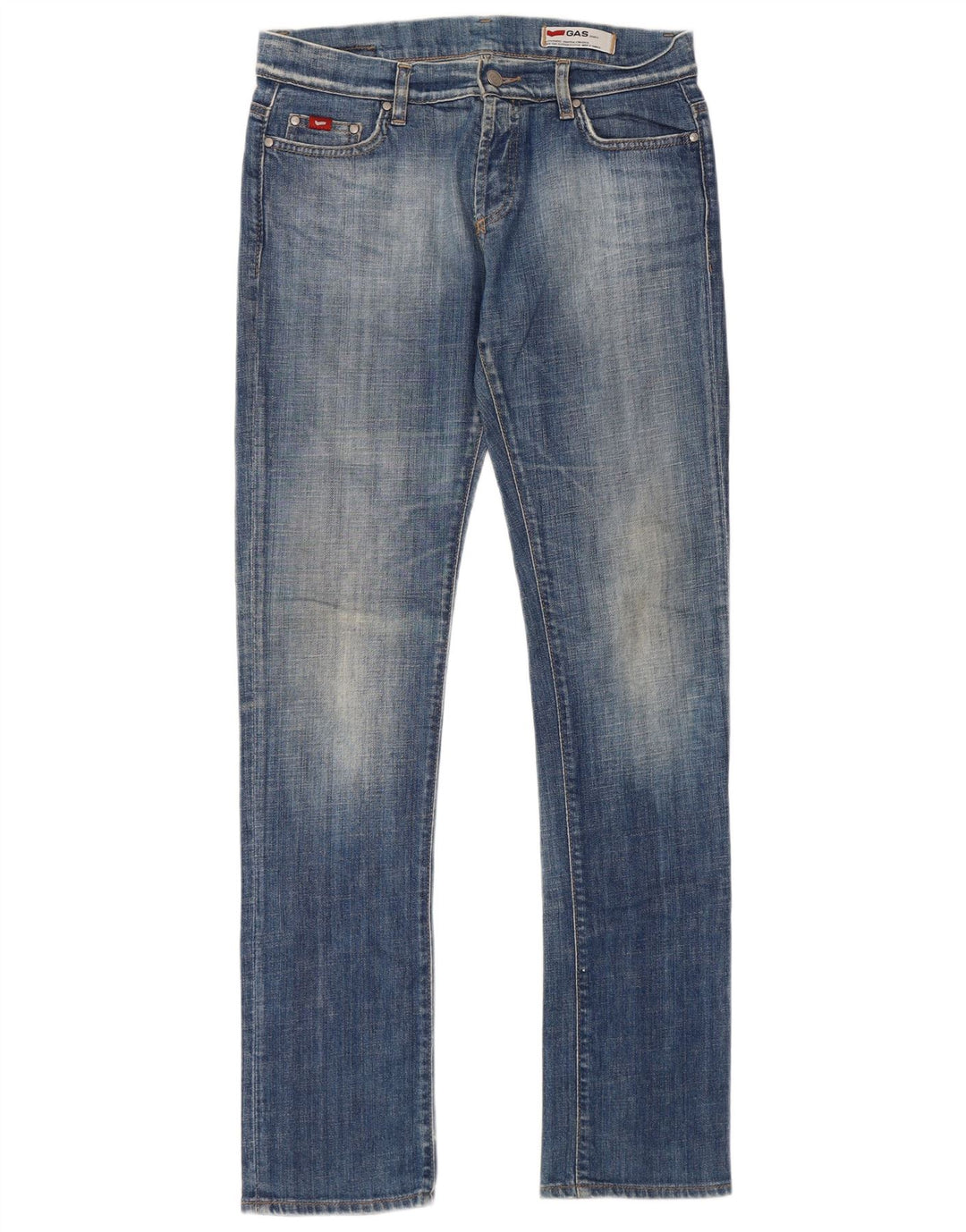 Gas Jean Slim Femme W31 L34 Bleu Coton