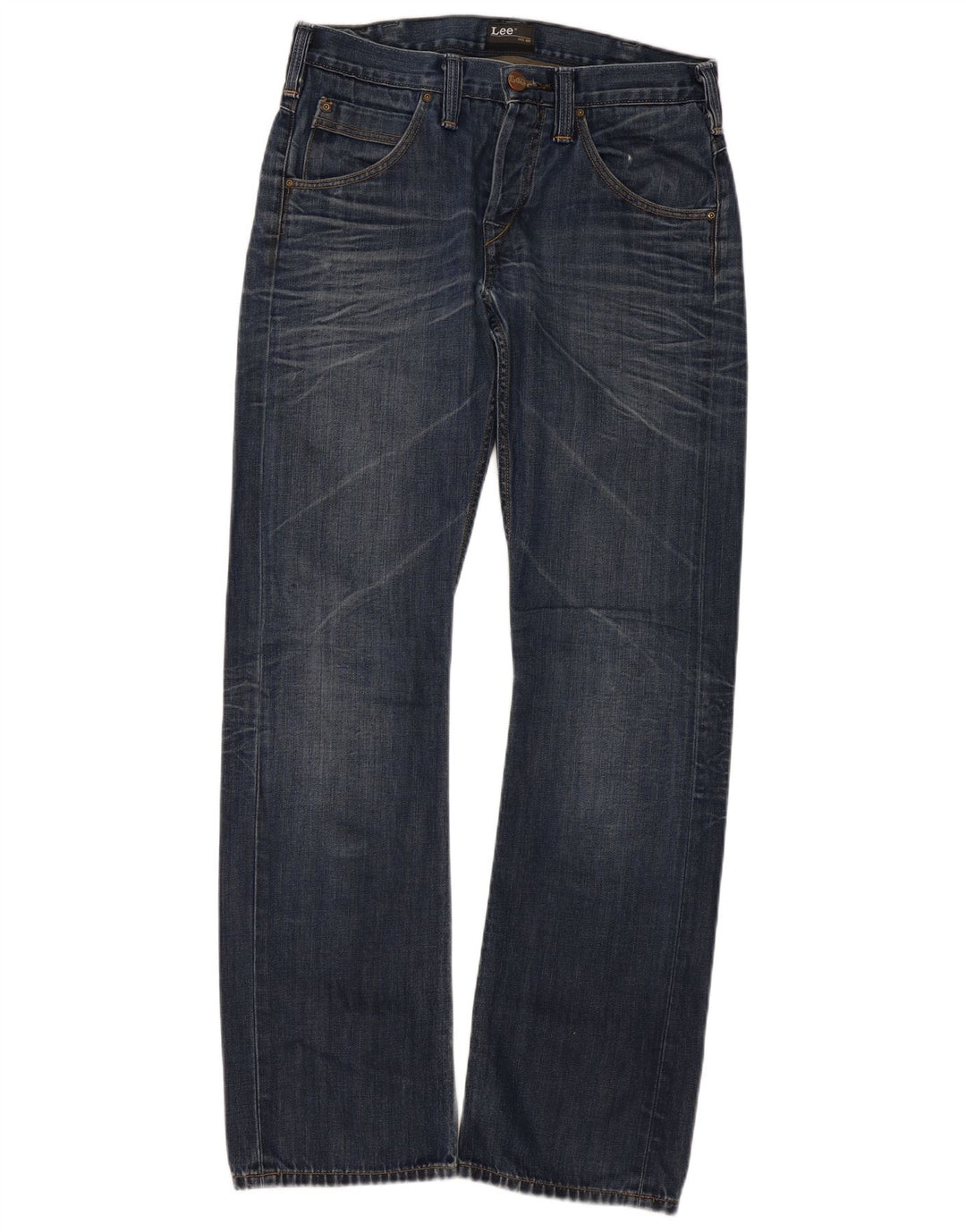 Lee Jean droit avec insert en silex pour homme W32 L34 en coton bleu