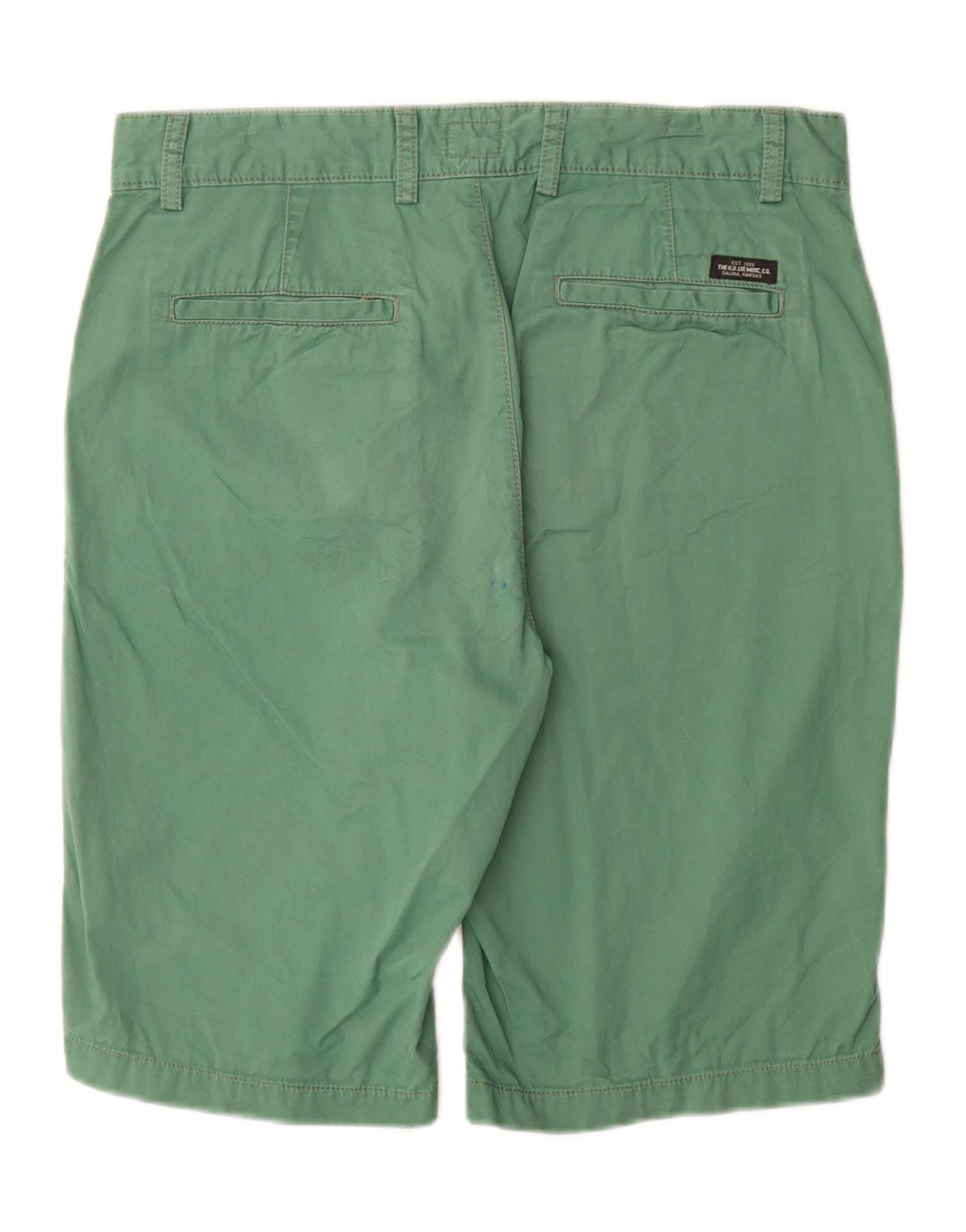 Lee Short Chino Homme W31 Coton Vert Moyen