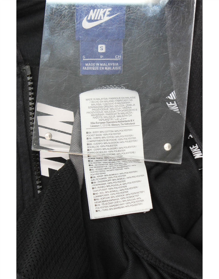 NIKE Mens Tracksuit Top Jacket Small Black Colourblock Cotton Vintage Nike and Second-Hand Nike from Messina Hembry 