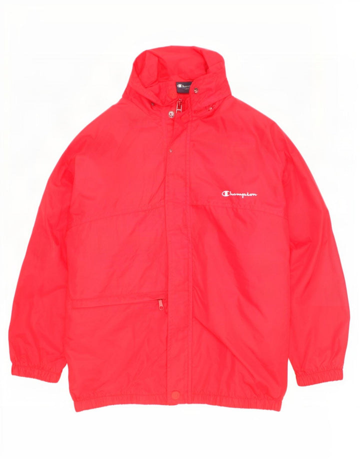 Champion Veste de pluie à capuche pour garçon 7-8 ans Petit Rouge