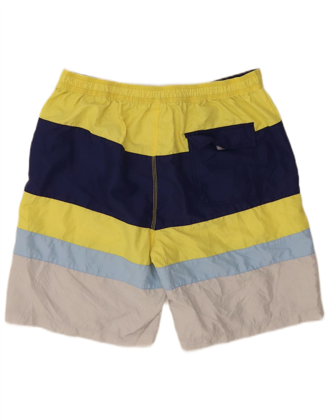 IZOD Mens Swimming Shorts Large  Multicoloured Colourblock Polyester