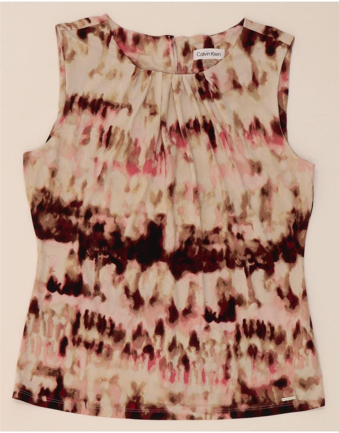 Calvin Klein Chemisier pour femme UK 12 Medium Multicolore Tie Dye