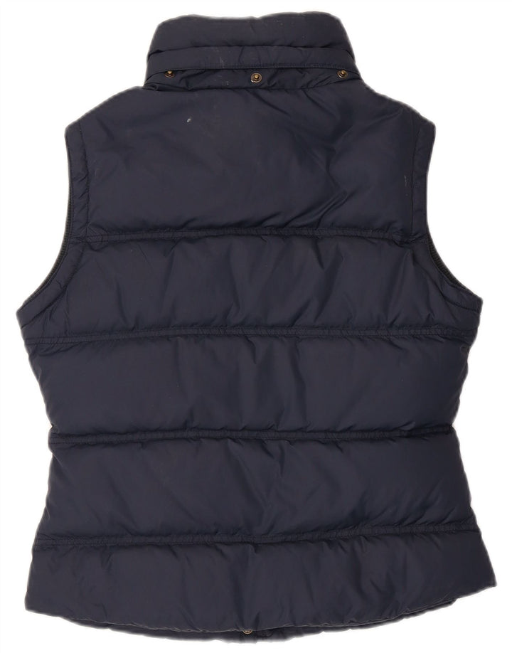 JACK WILLS Gilet rembourré pour femme UK 10 Small Bleu marine Nylon