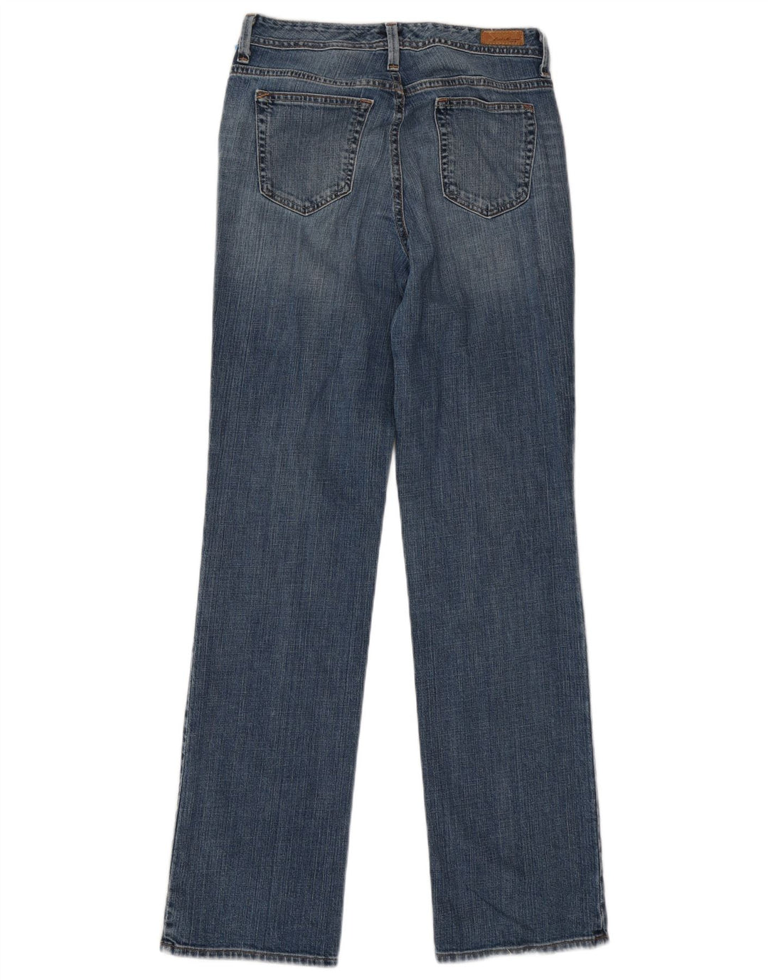 Eddie Bauer Jean droit pour femme US 6 Medium W31 L34 Bleu Coton