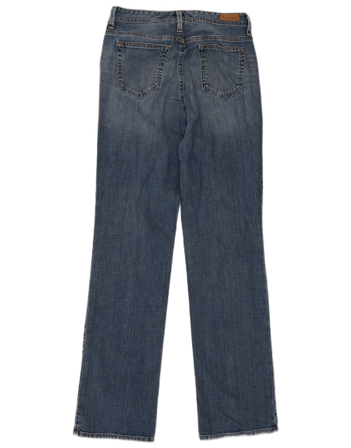 Eddie Bauer Jean droit pour femme US 6 Medium W31 L34 Bleu Coton