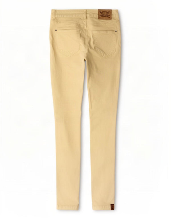 Zara Jean skinny femme EU 38 Small W28 L28 Coton jaune