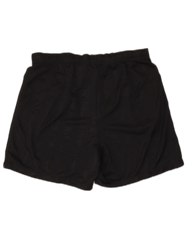 Nike Short de sport pour homme en polyester à fines rayures noires moyennes