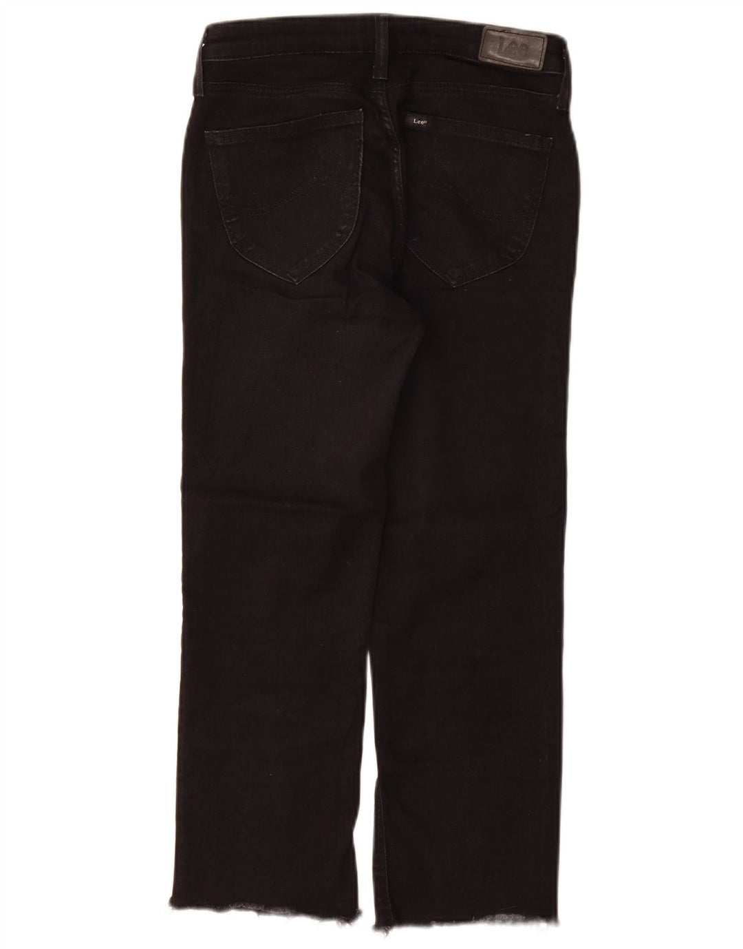 Lee Jean Droit Marion Femme W27 L25 Coton Noir