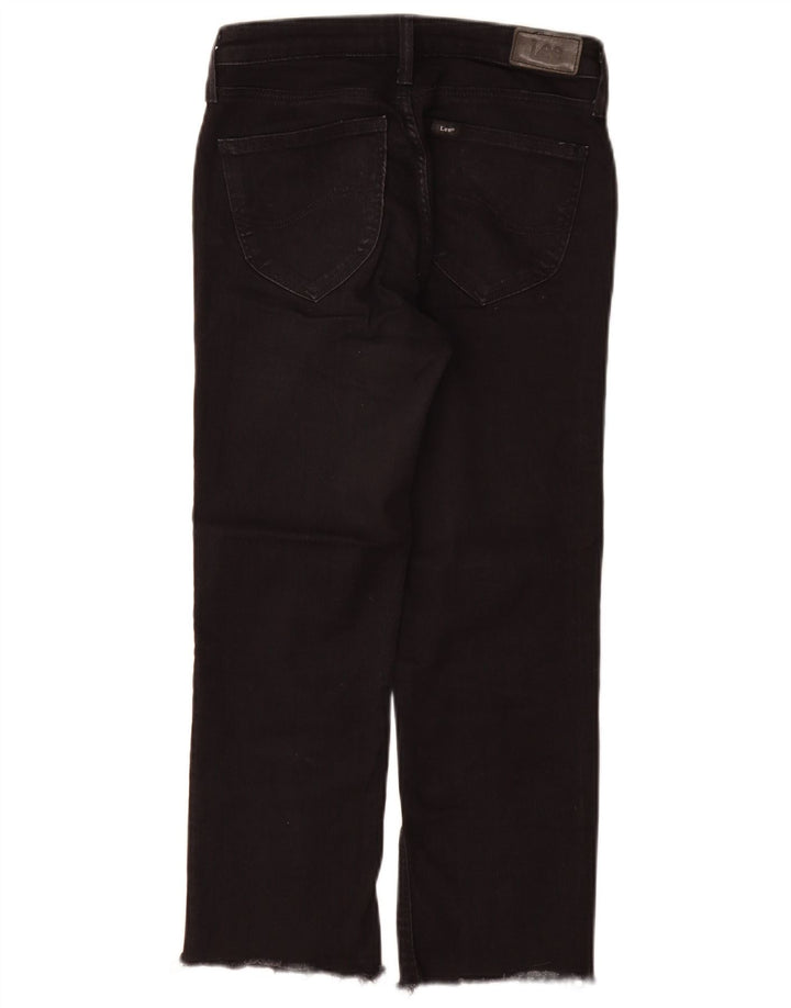 Lee Jean Droit Marion Femme W27 L25 Coton Noir