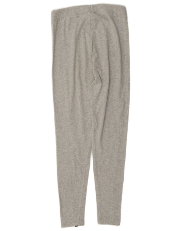 Adidas Leggings graphiques pour femmes UK 12 coton color block gris moyen