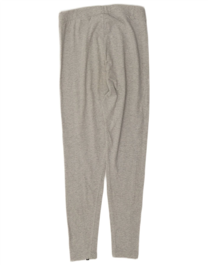 Adidas Leggings graphiques pour femmes UK 12 coton color block gris moyen