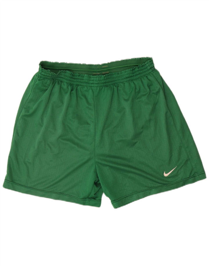 Nike Short de sport pour homme XL en polyester à chevrons vert