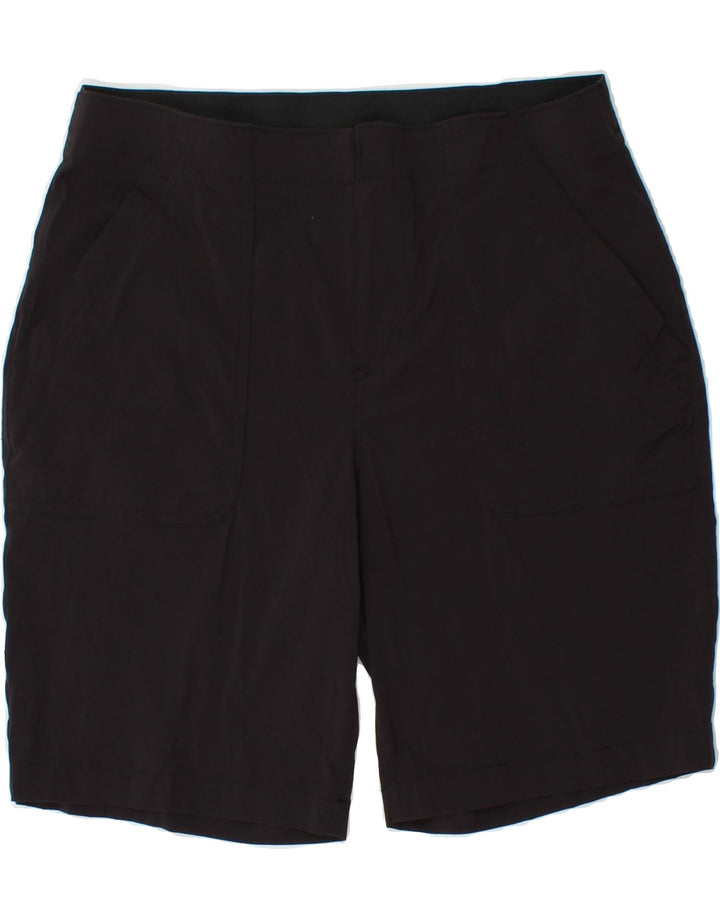 EDDIE BAUER Womens Chino Shorts US 12 Large W34  Black Nylon Vintage Eddie Bauer and Second-Hand Eddie Bauer from Messina Hembry 