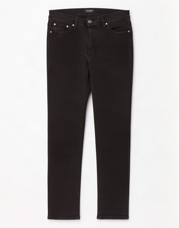 Jack & Jones Mens Liam Skinny Jeans W34 L32 Black Cotton