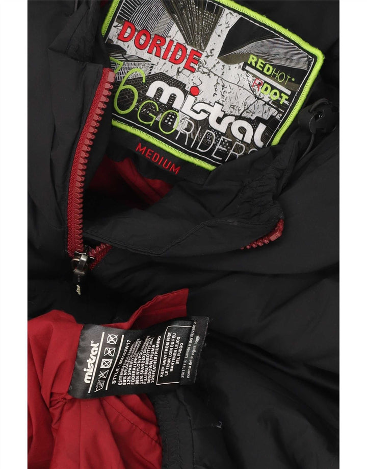 Mistral Veste matelassée à capuche pour homme UK 38 Medium Noir Polyester