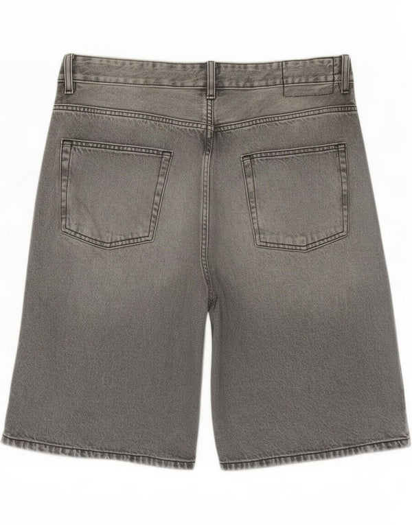 Zara Short en jean pour homme IT 44 Large W34 Gris Coton