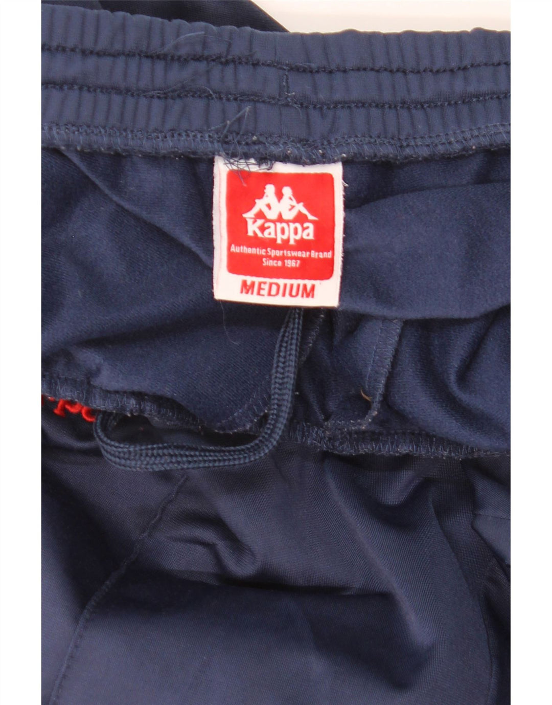 Kappa Pantalon de Survêtement Graphique Homme Bleu Marine Moyen