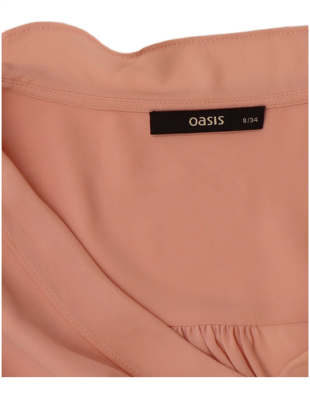Oasis Chemisier à manches longues pour femme UK 8 Smal Rose