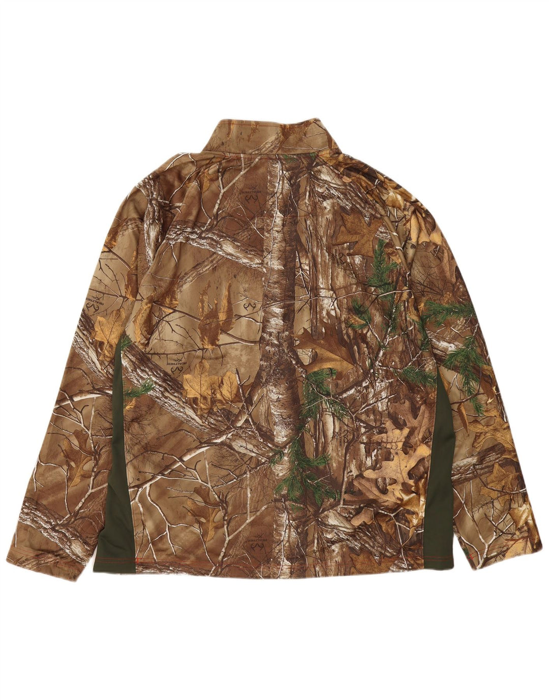 UNDER ARMOUR Haut de Survêtement Cold Gear Pull Homme Marron 2XL Colorblock