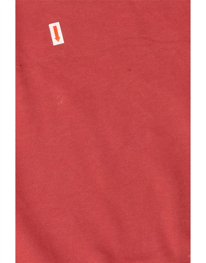 NIKE Sweat-shirt surdimensionné à col zippé pour femme UK 10 Petit Rose