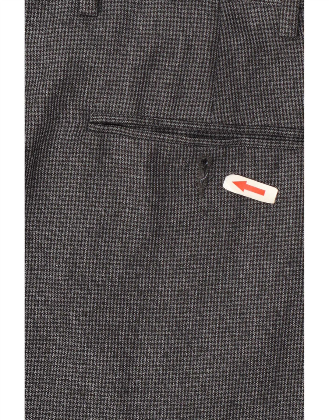 Marks & Spencer Pantalon de costume classique pour homme W38 L29 Gris pied-de-poule