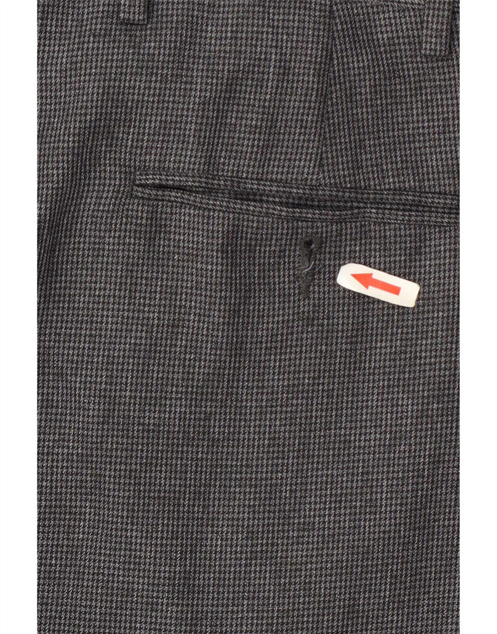 Marks & Spencer Pantalon de costume classique pour homme W38 L29 Gris pied-de-poule