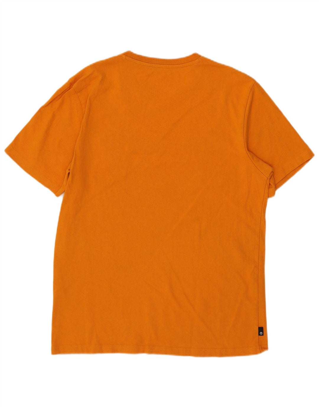 Timberland Tee-Shirt Regular Fit Graphic Homme Orange Moyen Coton