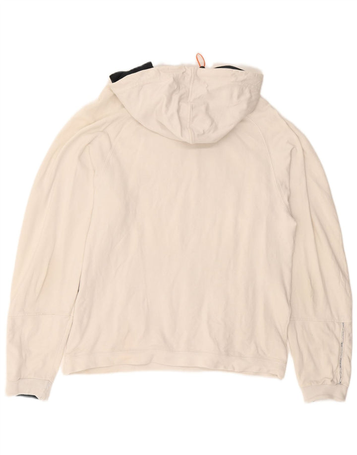 CHAMPION Pull à Capuche Graphique Homme Blanc cassé