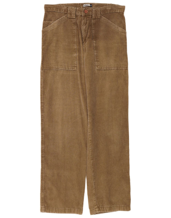 Asics Pantalon droit en velours côtelé pour homme IT 48 Medium W32 L32 Coton beige