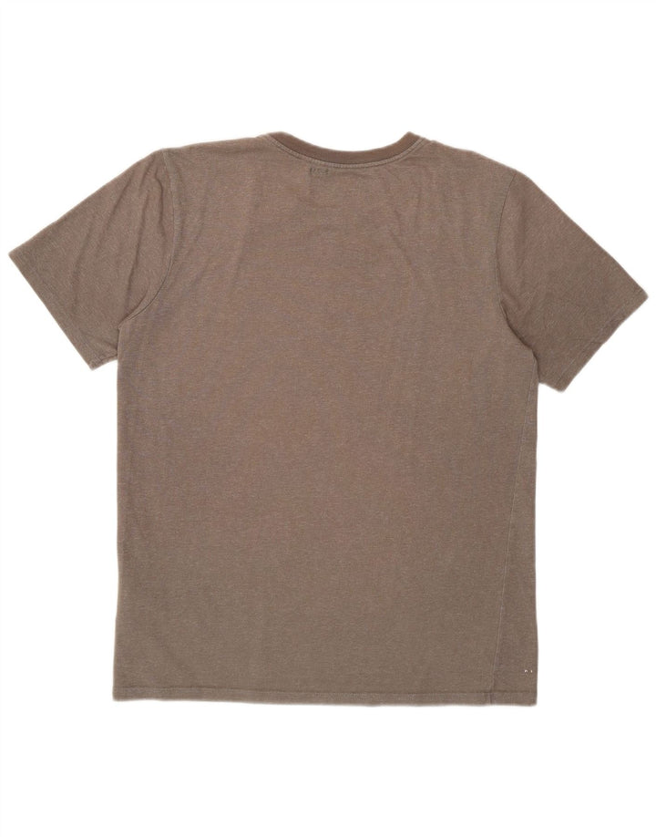 Nike T-shirt graphique coupe athlétique pour homme, petit, gris, coton