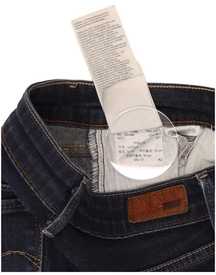 Levi's Jean Slim Femme W28 L32 Bleu Marine Coton