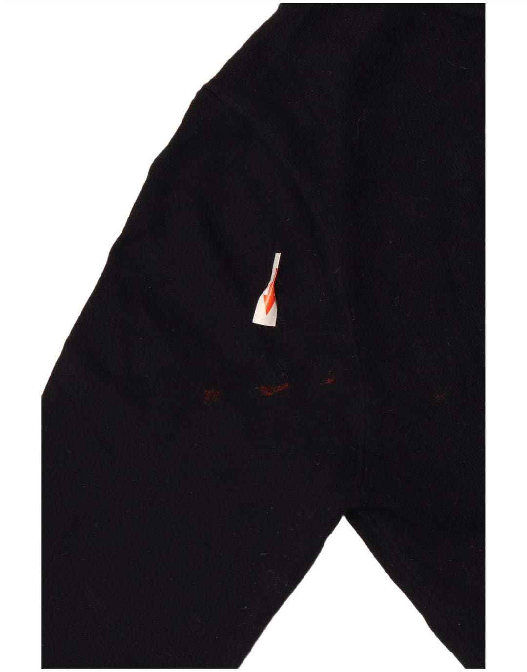 Zara Pull court à col rond pour femme UK 12 Bleu marine moyen Viscose