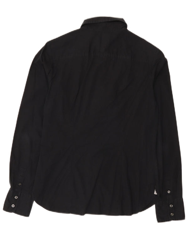 Tommy Hilfiger Chemise Femme US 6 Medium Noir Coton