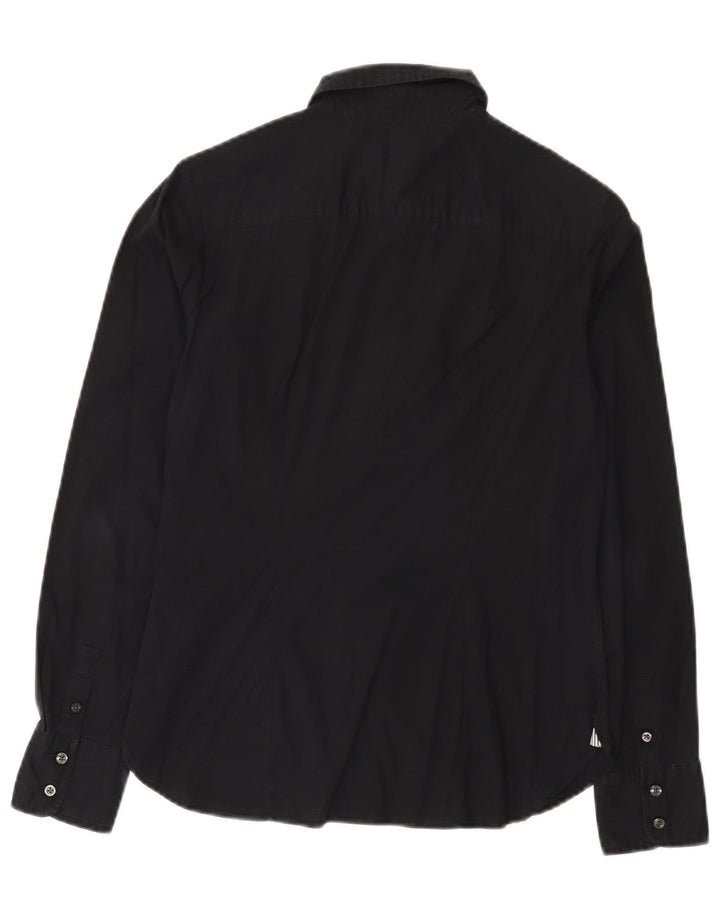 Tommy Hilfiger Chemise Femme US 6 Medium Noir Coton