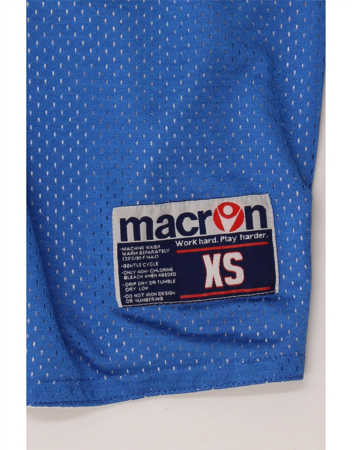 MACRON Short de Sport Homme XS Bleu