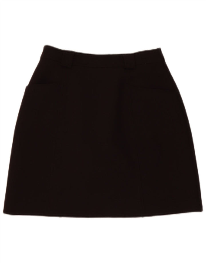 jupe trapèze femme vintage W26 Petit Marron