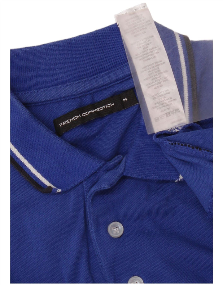 French Connection Polo Homme Bleu Moyen Coton