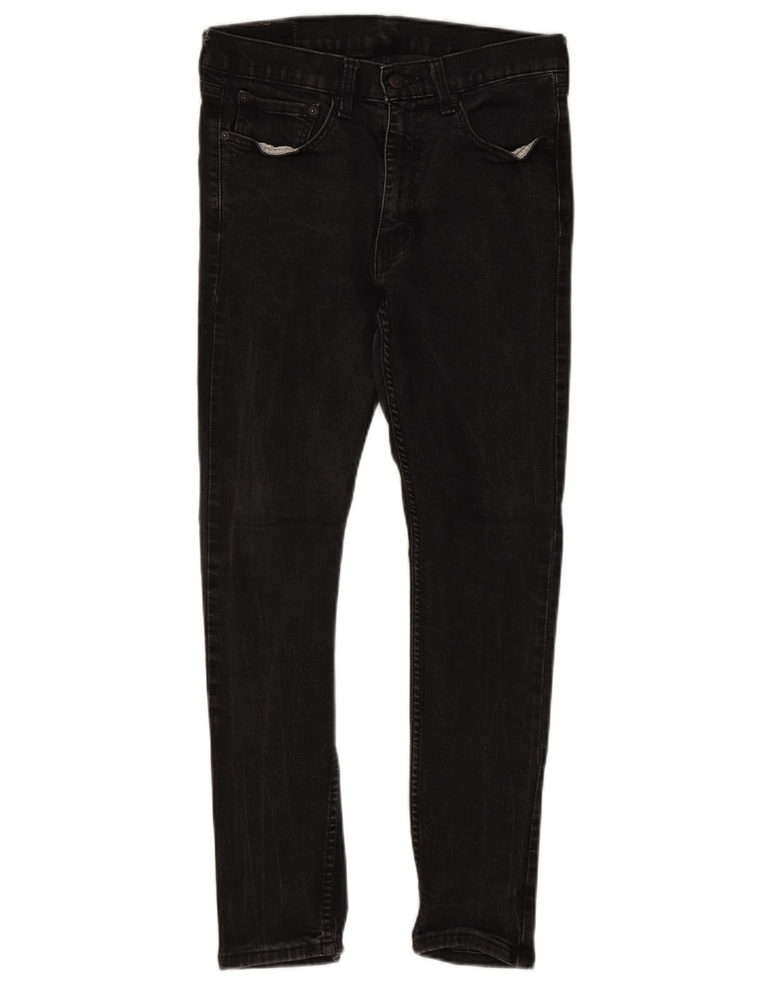 LEVI'S Jean Skinny 519 Hi-Ball Homme W34 L28 Coton Noir