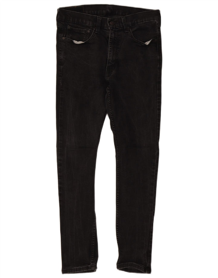 LEVI'S Jean Skinny 519 Hi-Ball Homme W34 L28 Coton Noir