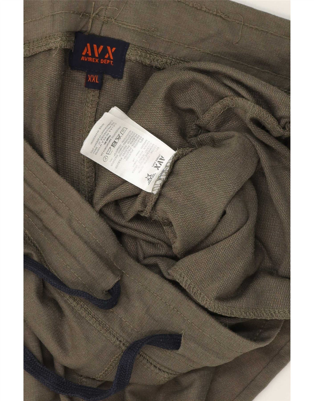 Avirex Short de sport pour homme 2XL en coton kaki