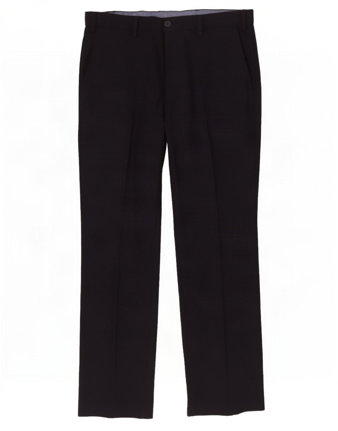 Marks & Spencer Pantalon Chino Regular Homme W34 L31 Bleu Marine Polyester